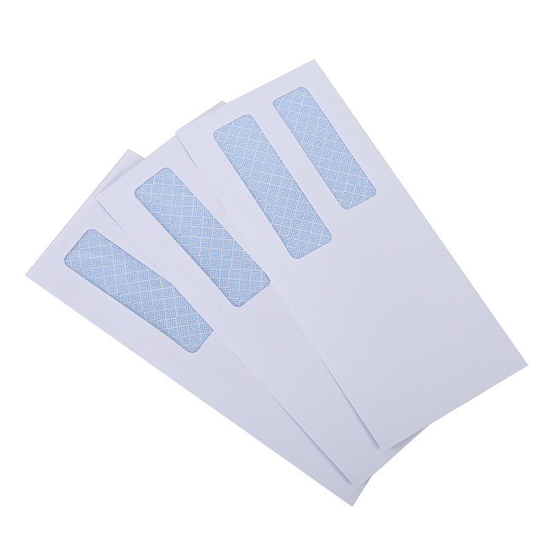 Factory Business envelope customized logo print window enveloppe 10# Customized Self Seal Business Windowless Printed