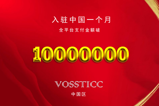 德系之光登陆电商，VOSSTICC首月破千万传奇！