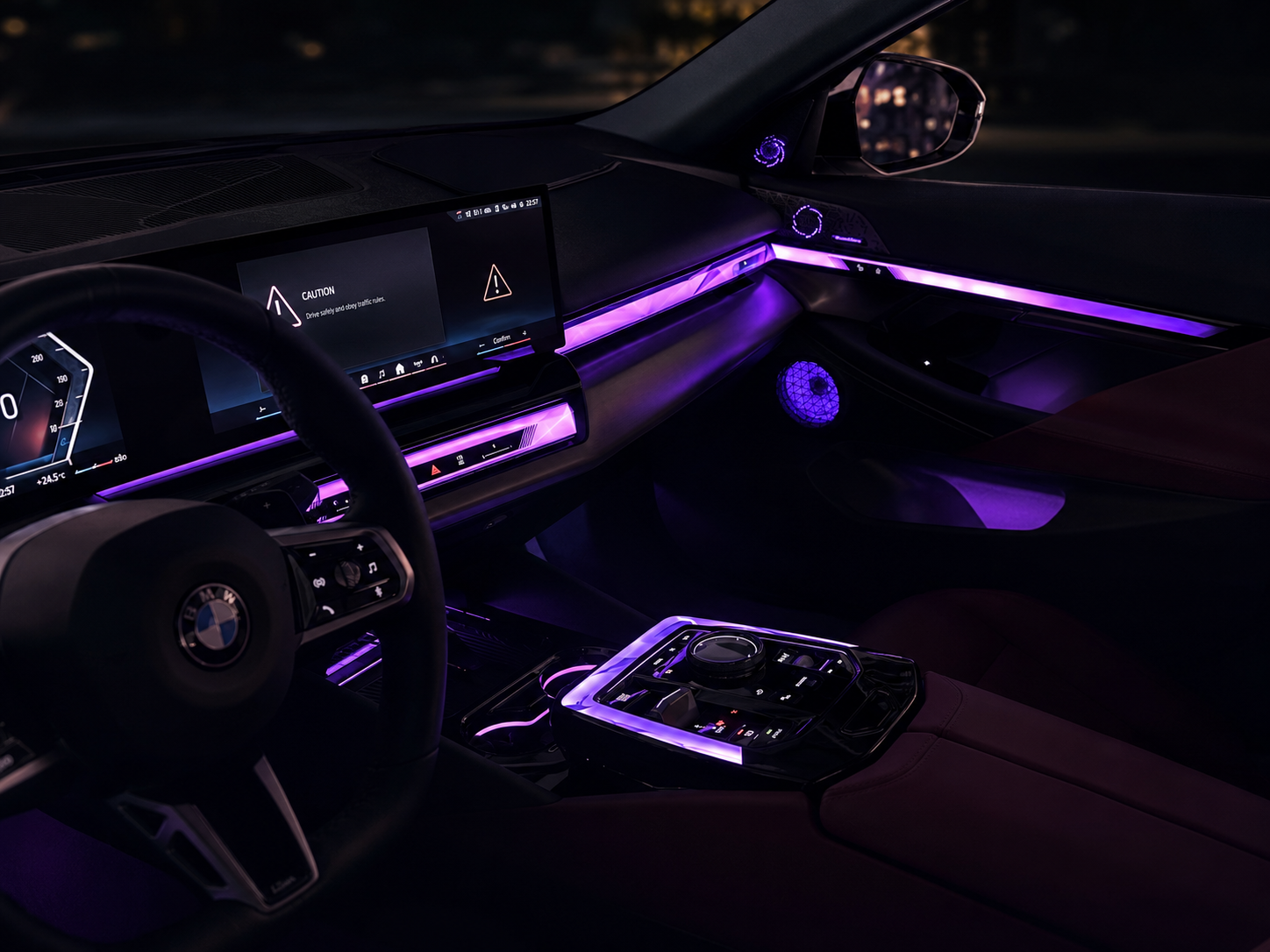 BMW 5 Series G60 / i5 G68 & 7 Series / i7 G70 Crystal Saddle Ambient Light