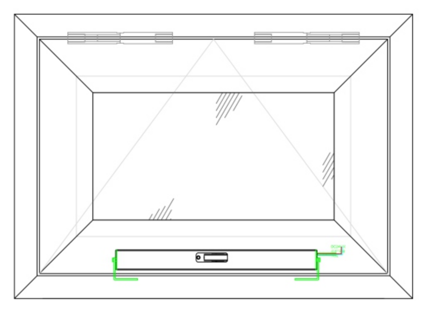 单链条式电动开窗器