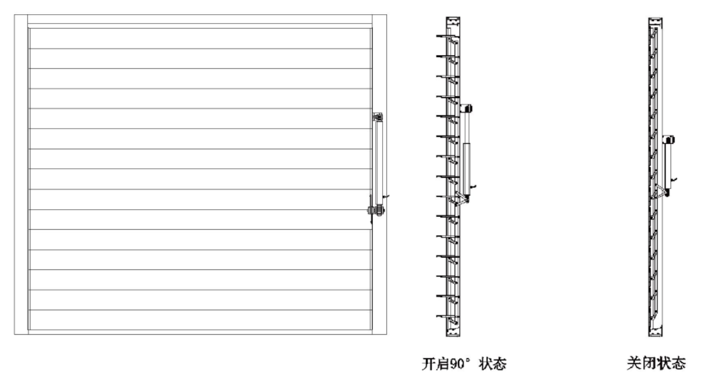 电动平板百叶系统