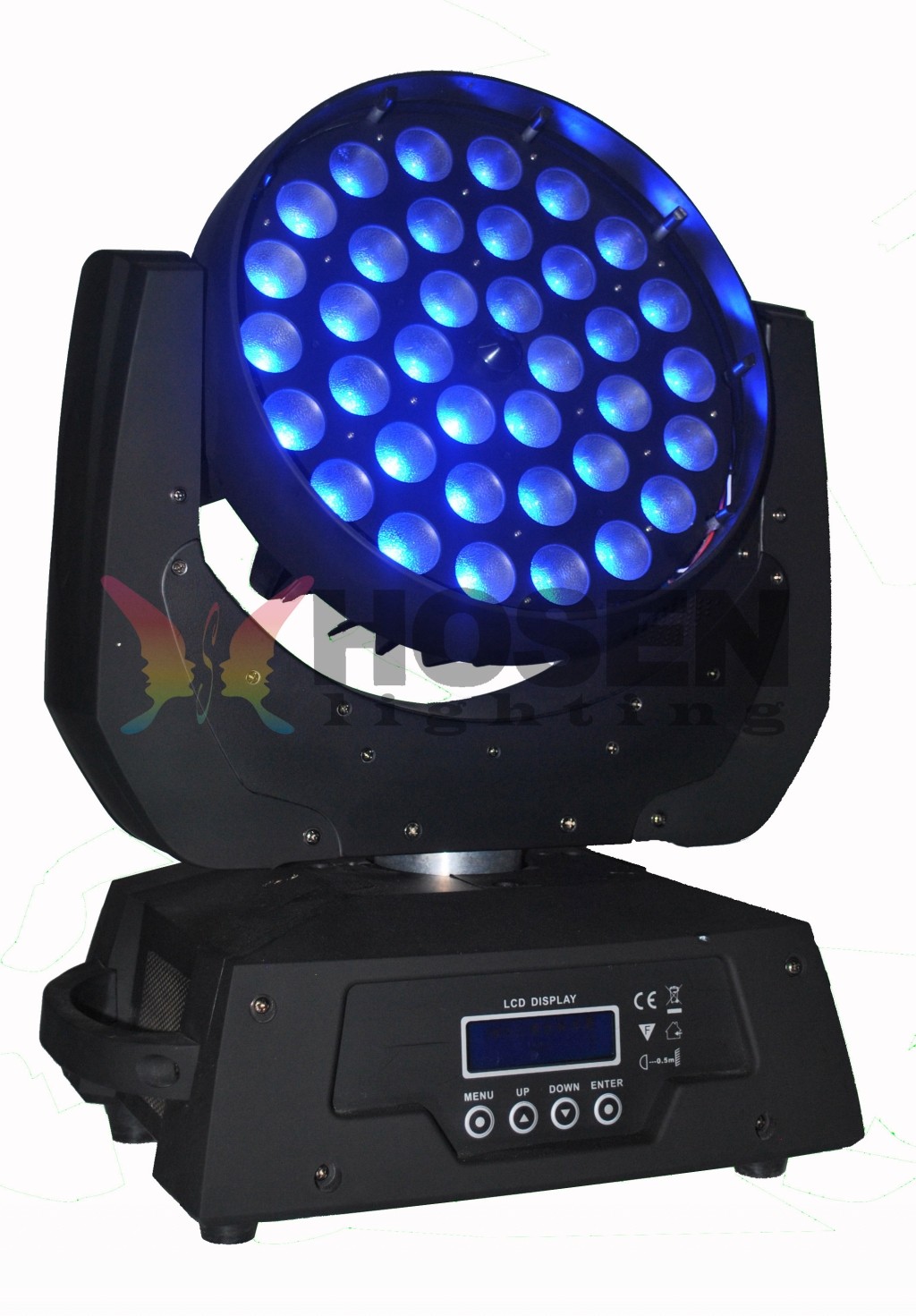 RGBWAUV 6in1 zoom 36*18W moving head wash stage light  HS-LMW-3618Z