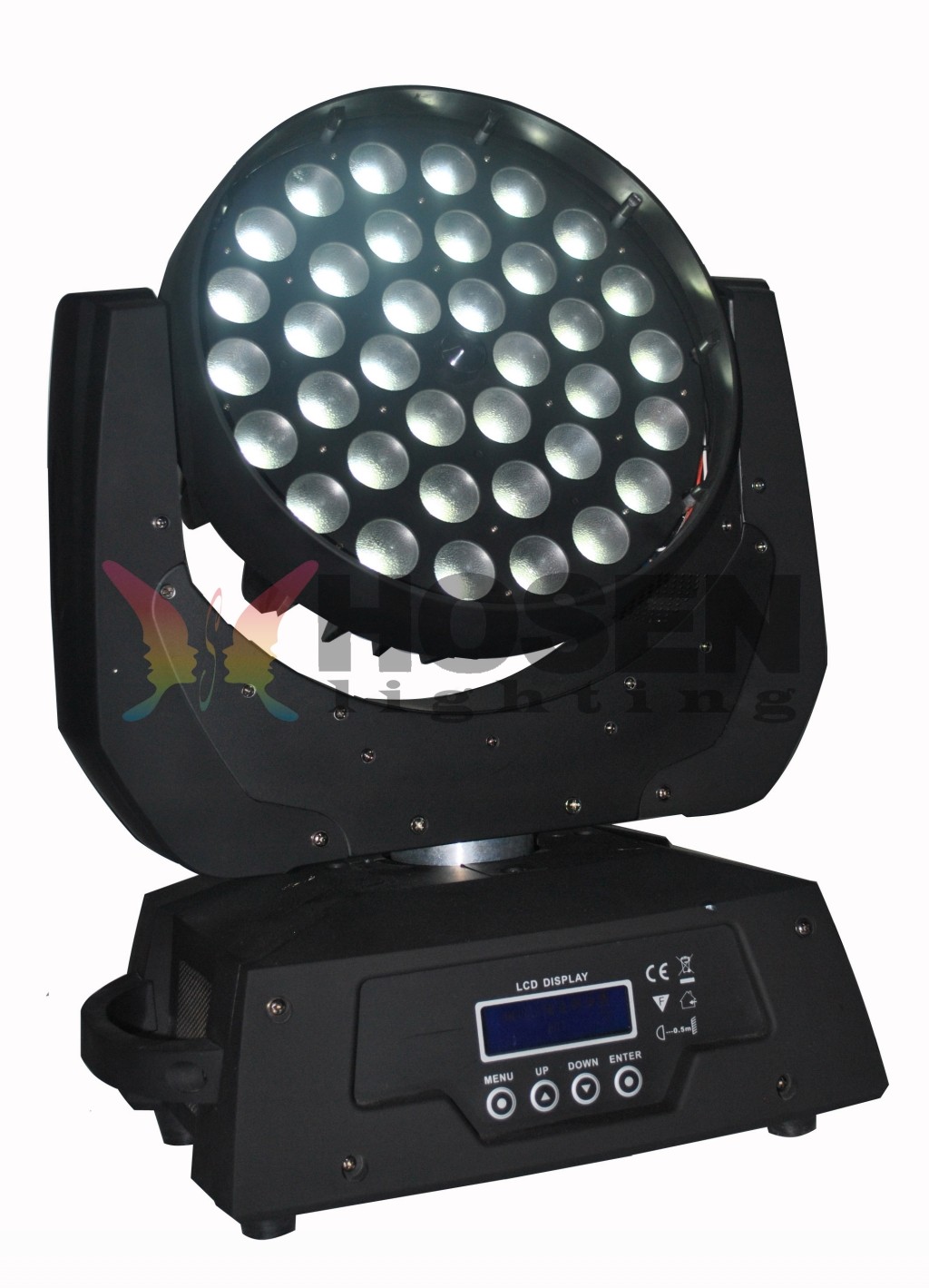 RGBWAUV 6in1 zoom 36*18W moving head wash stage light  HS-LMW-3618Z