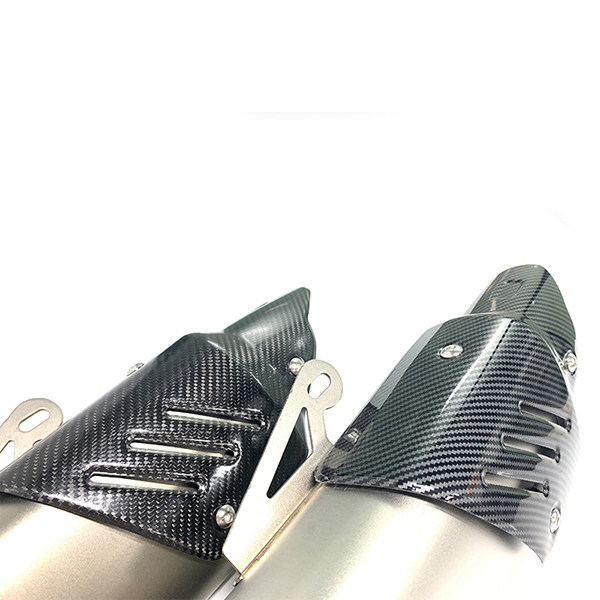 BM041SS-08 550mm Universal Motorcycle Exhaust Escape Muffler With  heat shield Cover For SV650 GSXR1000 GSXS1000 GSXR650 GSXR750