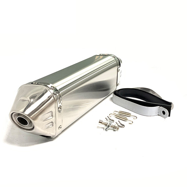 BM057SS 420mm Motorcycle Exhaust Muffle triangle Exhaust For CB1000R/CBR600/R1/CBR1000/MT10