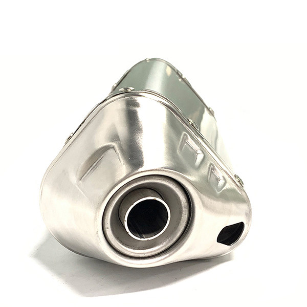 BM057SS 420mm Motorcycle Exhaust Muffle triangle Exhaust For CB1000R/CBR600/R1/CBR1000/MT10
