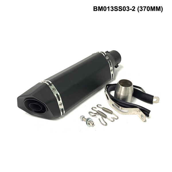 BM013SS-03 51mm universal scooter exhaust muffler silencer for GY6 125 Nmax NVX155 CBR150 X-ADV150 PCX 150/PCX125 MSX125