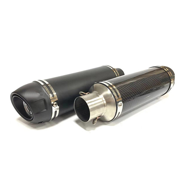BM065SS 51mm Universal Motorcycle Exhaust Moto Silencer Muffler for 125CC 250CC GY6 125