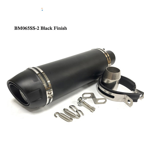 BM065SS 51mm Universal Motorcycle Exhaust Moto Silencer Muffler for 125CC 250CC GY6 125