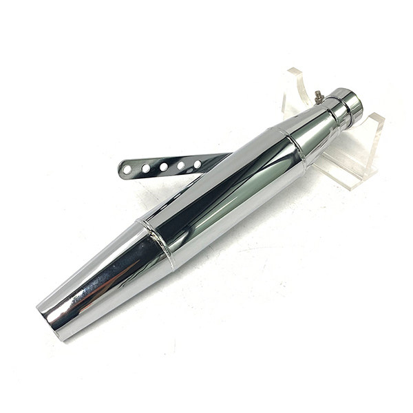 BM073SS Universal Motorcycle Silencer Iron Vintage Exhaust  Mufflers