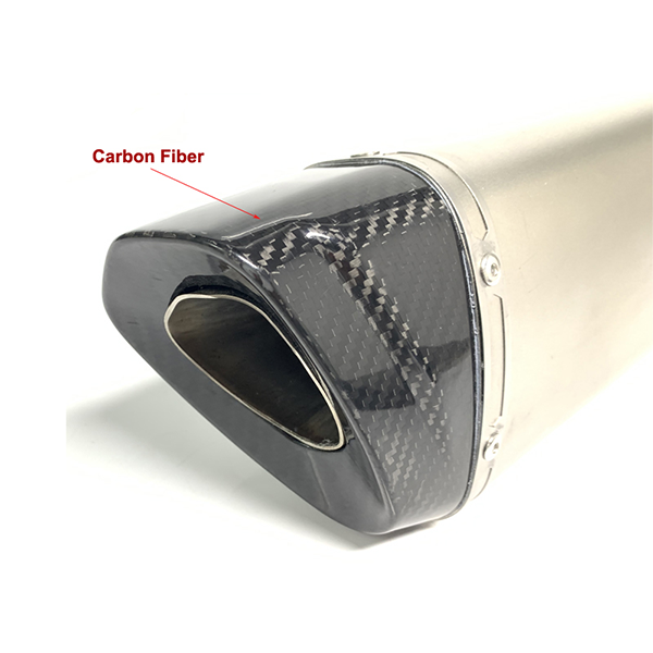 BM077CC 51mm Universal Carbon Fiber Motorcycle Exhaust Muffler For RS660 Tuono 660 MT09