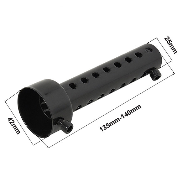 Silencieux D'échappement Réglable Pour Moto - Diamètres 35 à 60 Mm, Réduction Bruit Et Style