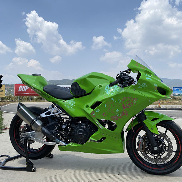 2018-2021 Kawasaki Ninja 400 Ninja250 Motorcycle Exhaust Pipe Titanium