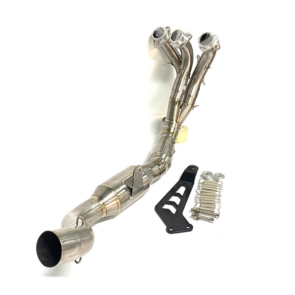 2021+ YAMAHA MT09 FZ09 Exhaust Front Pipe Titanium Escape Moto Motorcycle Exhaust Connect Tube