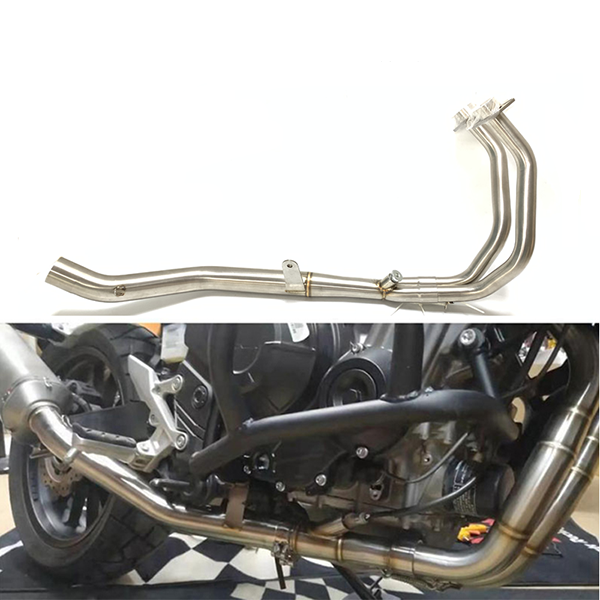 2013-2021 Honda CB500X CB500F CBR500R Motorcycle Exhaust Pipe Steel Silencer Muffler Link Pipe