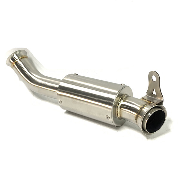 2012-2017 KTM Duke690 Steel Exhaust Middle Link Pipe With Catalyst