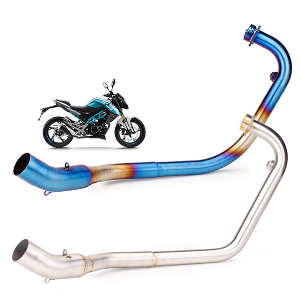 CF Moto NK150 Motorcycle System Exhaust Front Header Link Connect Pipe