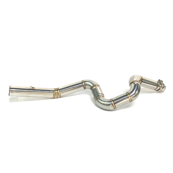 2018-2021 Benelli TRK502X Decat Pipe 51mm Steel TRK502X Motorcycle Exhaust Middle Link Pipe