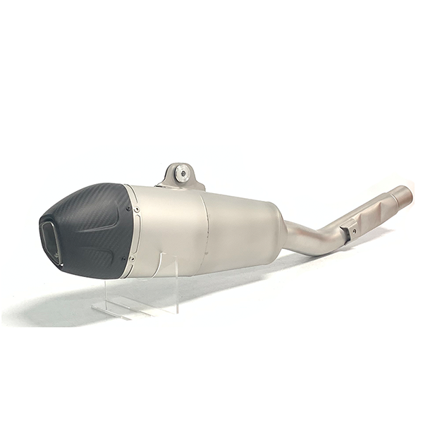 For Kawasaki V3.0 KX250 KX250F Motorcycle Slip-on Exhaust Muffler Steel 2021-2024