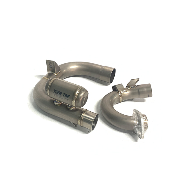 Motorcycle Exhaust Pipe For Yamaha YZF250 YZ250F YZ250FX Exhaust Header Titanium With Resonator 2020-2025