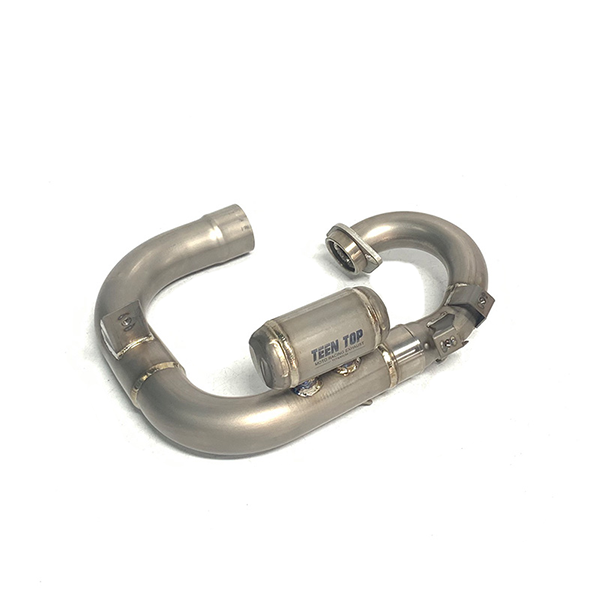 Motorcycle Exhaust Pipe For Yamaha YZF250 YZ250F YZ250FX Exhaust Header Titanium With Resonator 2020-2025