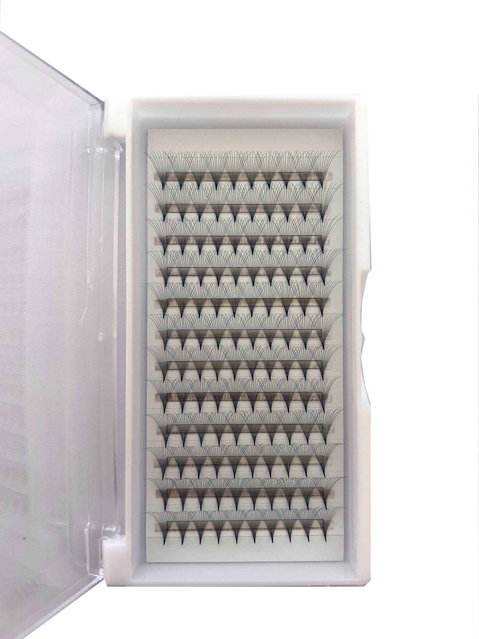 12D pointy base premade fans