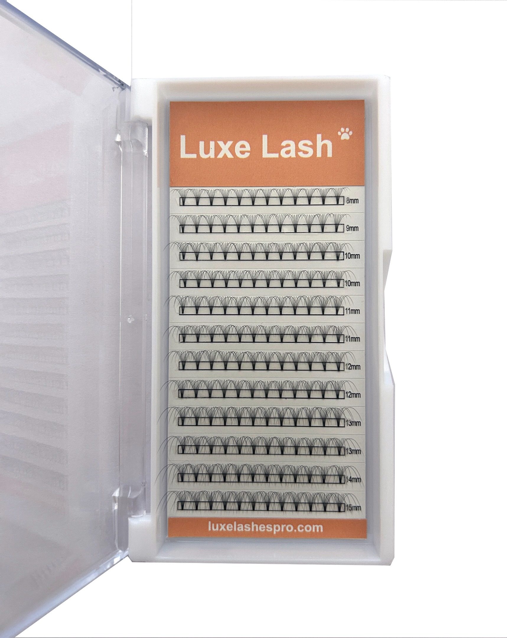 8D short stem premade fans