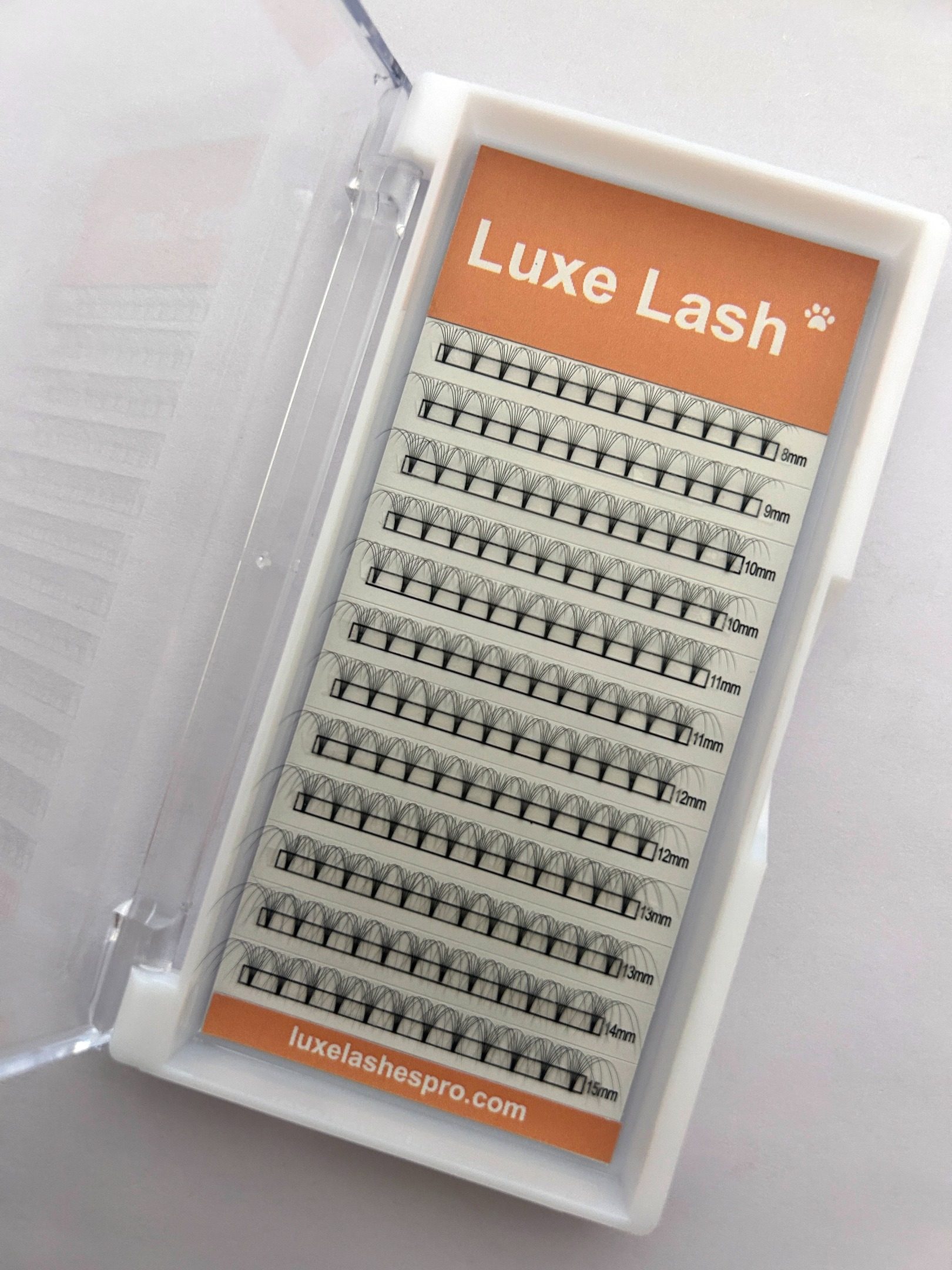 8D short stem premade fans