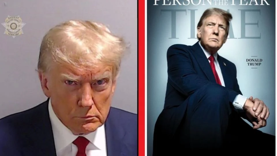 唐纳德·特朗普(Donald Trump)被《时代》杂志评为年度人物;它与移民背道而驰