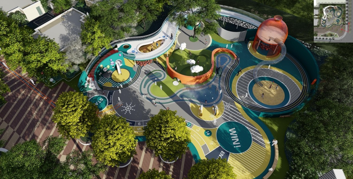 城市公园康体游乐场