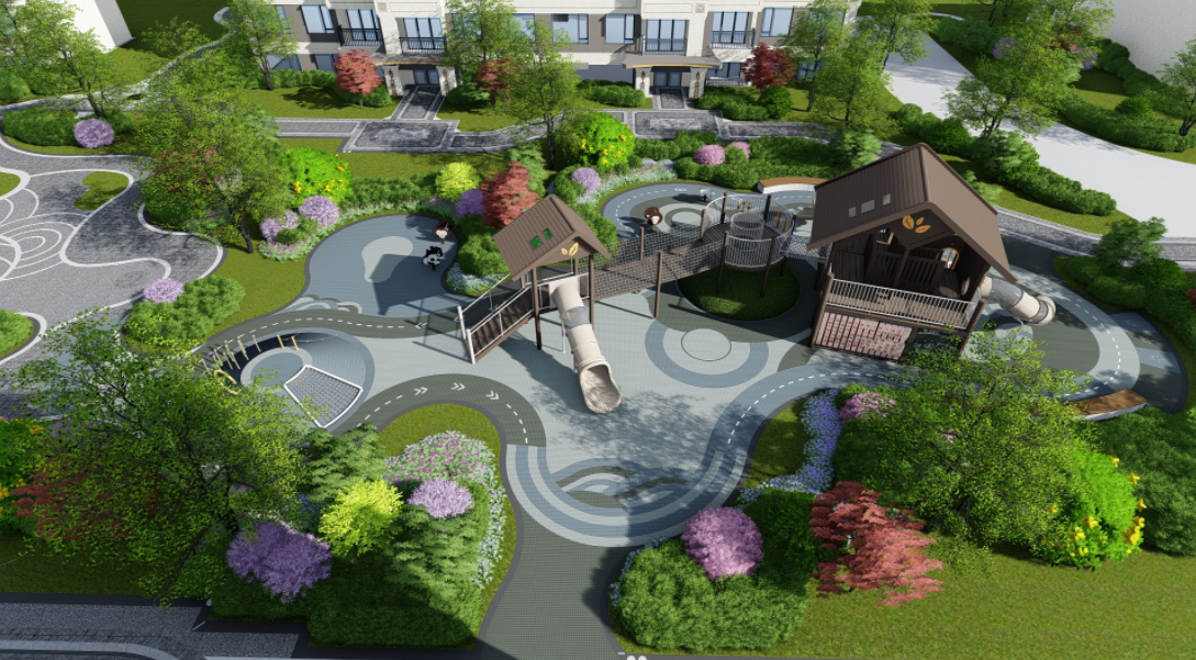 组合滑梯游乐场