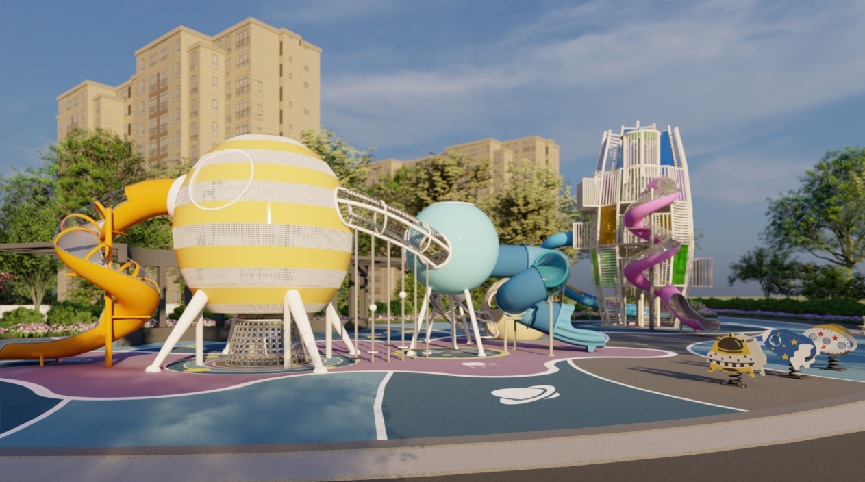 星球不锈钢滑梯