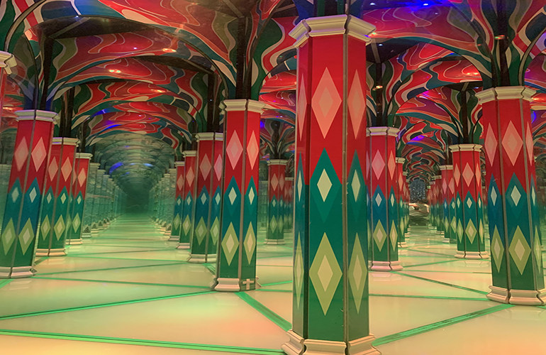 Purple Morning Rainbow Maze