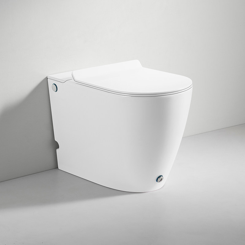Pulse Solenoid Tankless Toilet Bowl Sanitary Ware White Ceramic Wc Toilet Without Water Tank