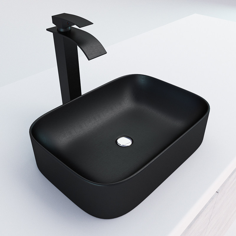China wholesale low-maintenance smooth surface granite bathroom sink quartz stone hand wash basin