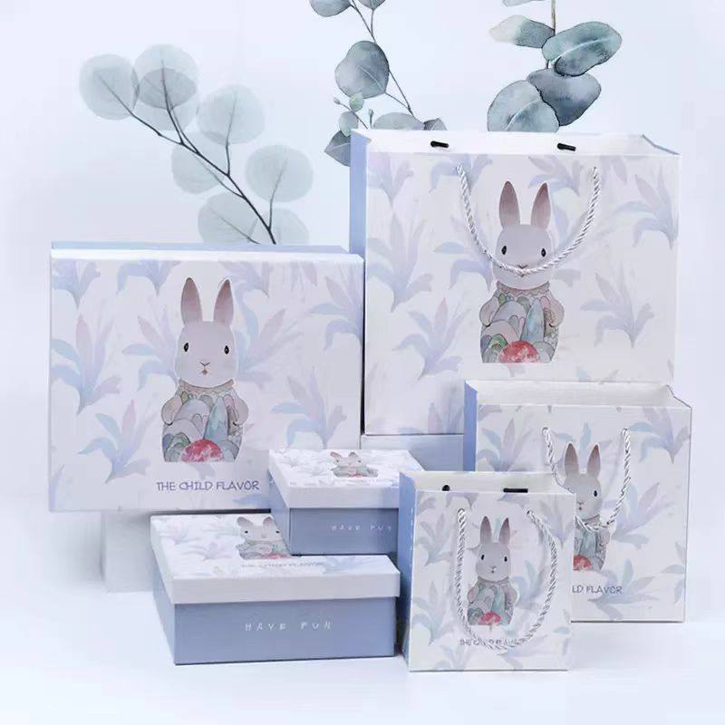 Whole set simple paper gift box/paper packing case