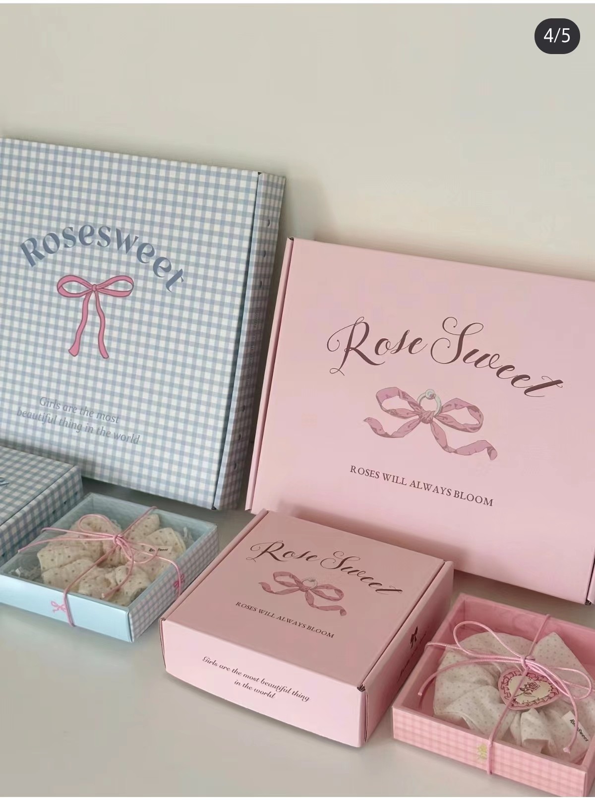 Simple paper gift box/paper packing case