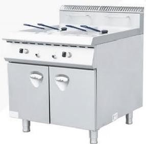 燃气双缸炸炉连柜