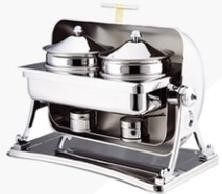 全钢全翻盖单格自助餐炉