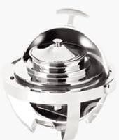 全翻盖镀金双格自动餐炉