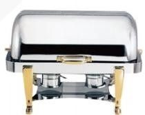 全翻盖金刚单格自助餐炉