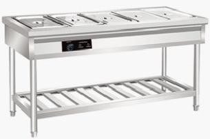 五格简易保温售饭台