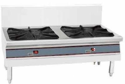 自吸风双头低汤灶