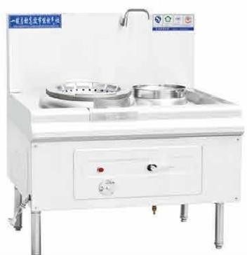 单炒单温一键启动节能灶