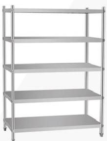 五层平板货架