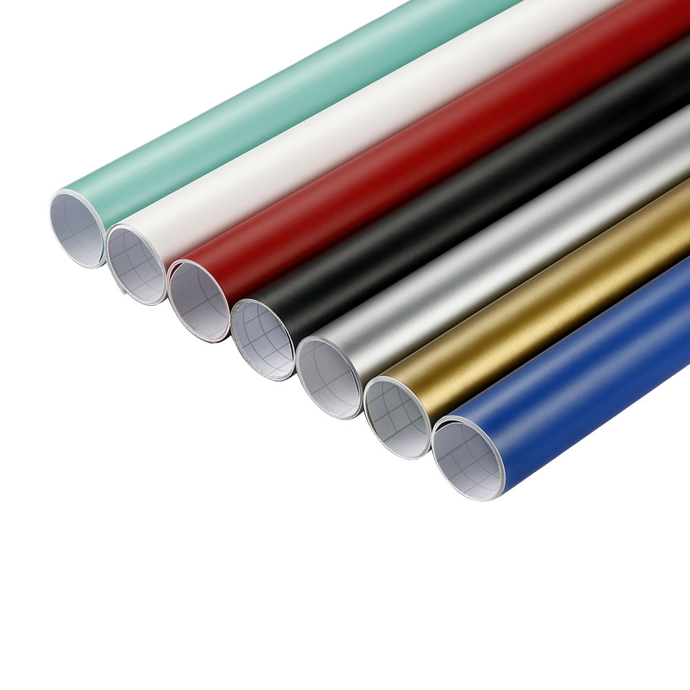 NewL Car Matte Vinyl Wrap Film Stickers and Decals Foil Bubble Free Decoration DIY Motorcycle Automobiles Auto Accessories (Orange, 150cm x 300cm)