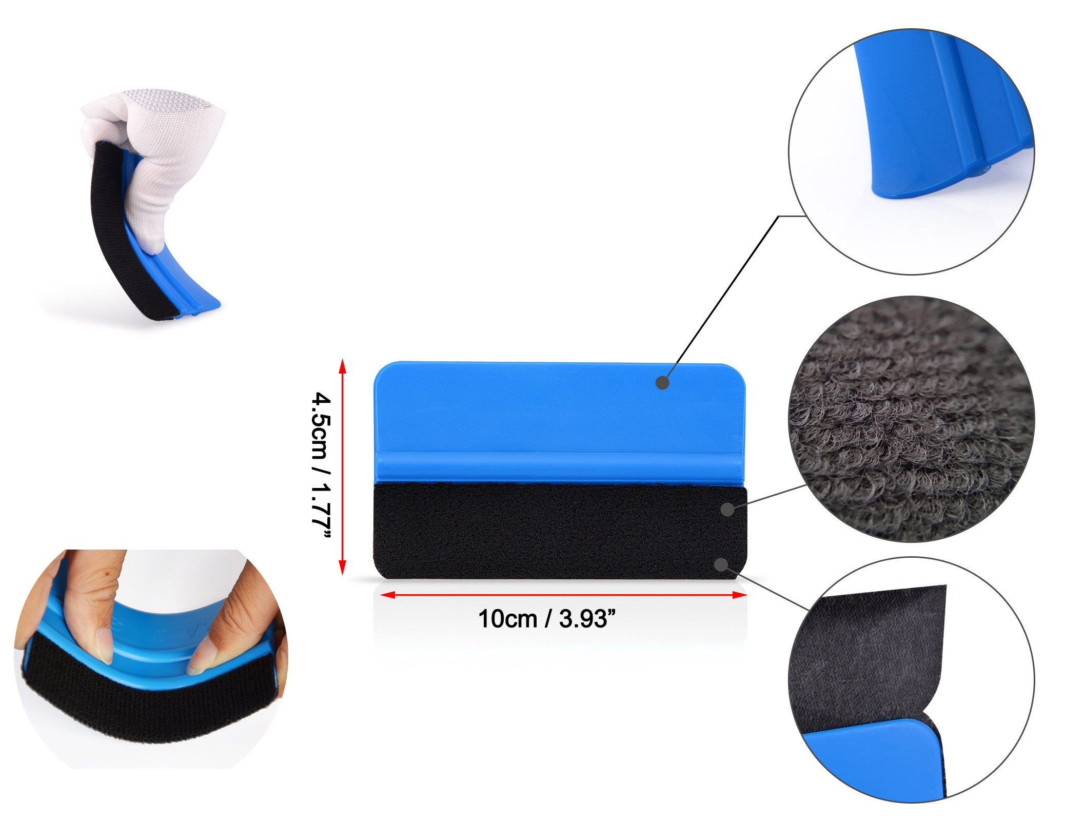 NewL 3D Carbon Fiber Vinyl Wrap Roll with Air Release Bubble Free Adhesive Film Contain Installation Tools (Gray, 150cm x 300cm)