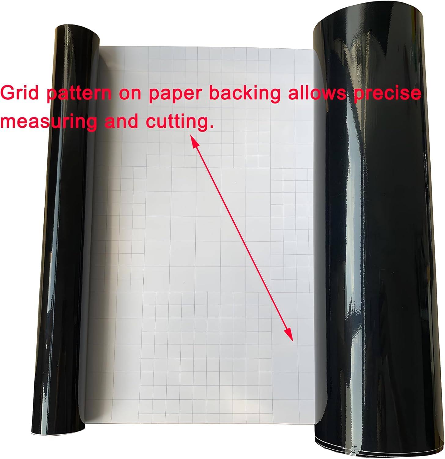 NewL Glossy, Black Car Wrap, 150 x 300 cm, Bubble-Free, with Air Ducts, 3D Self-Adhesive, Matt Gloss Film, Carbon Car Wrap