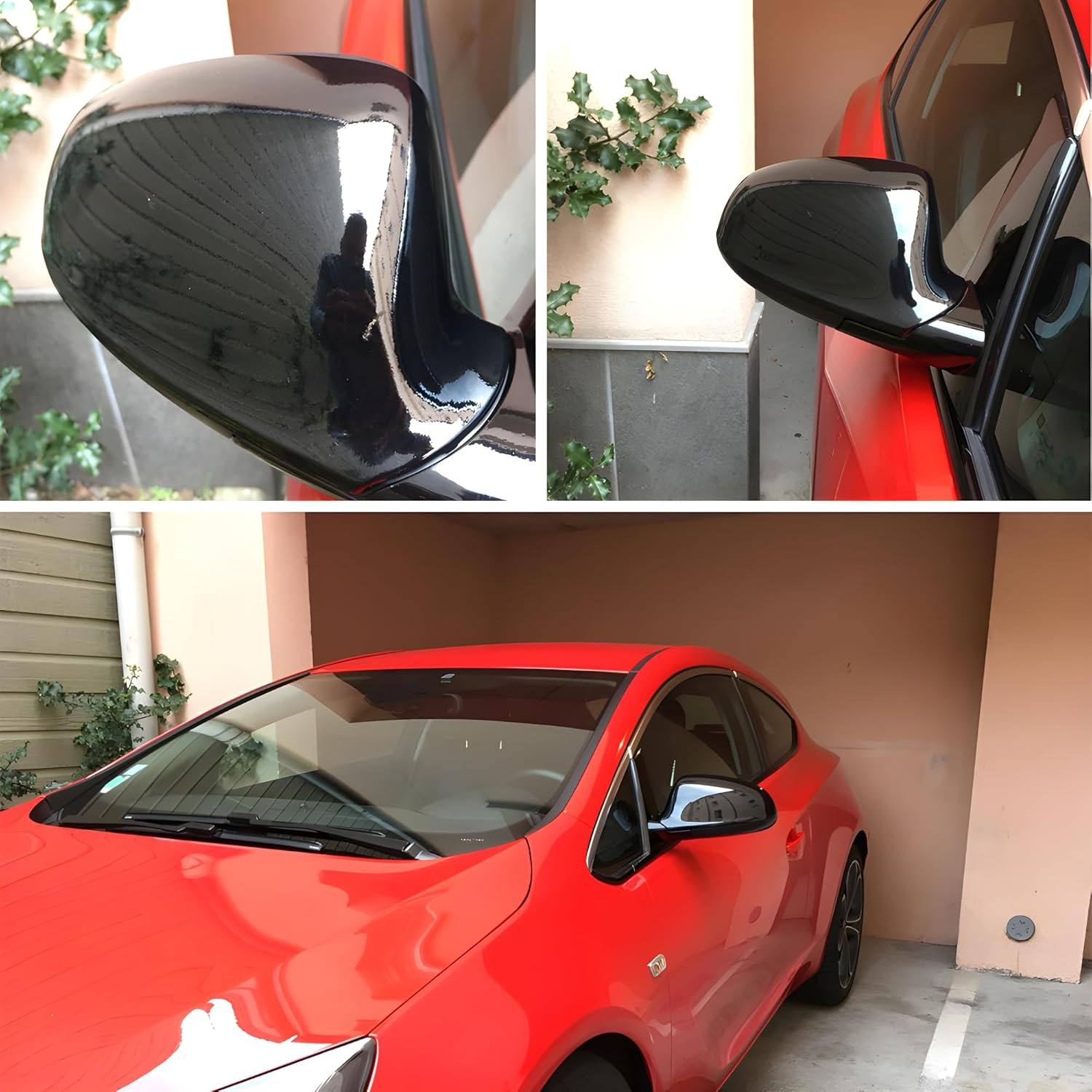 NewL Glossy, Black Car Wrap, 150 x 300 cm, Bubble-Free, with Air Ducts, 3D Self-Adhesive, Matt Gloss Film, Carbon Car Wrap