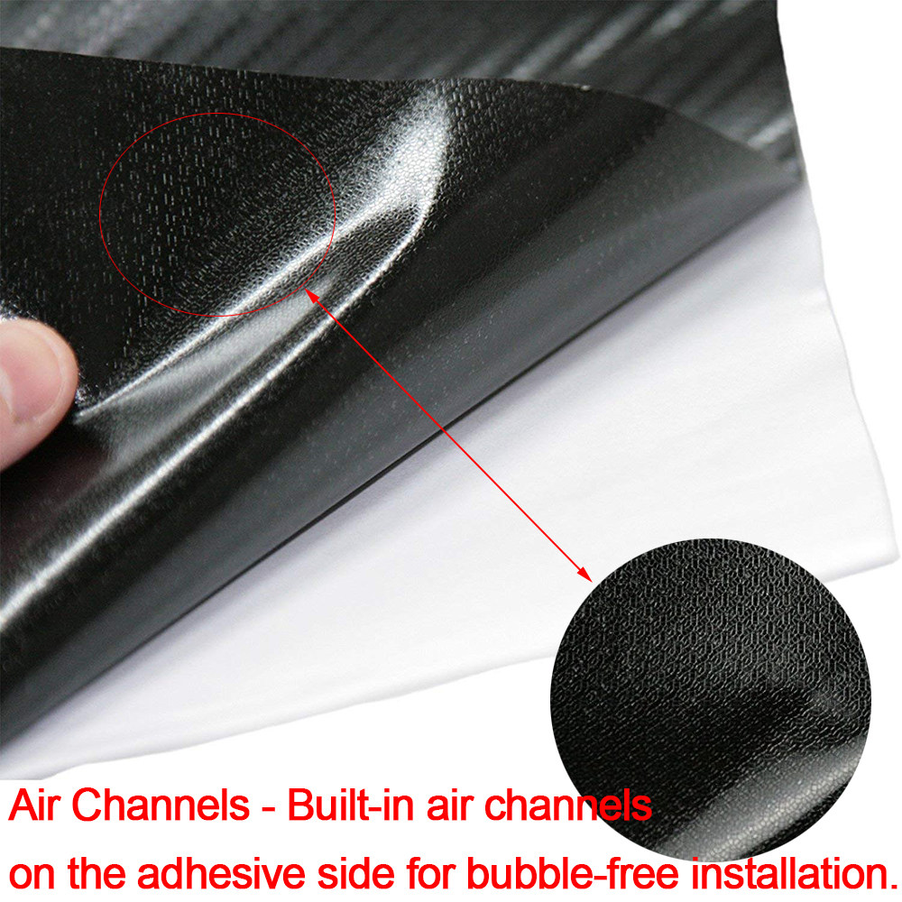 NewL 7D Carbon Fiber High Gloss Vinyl Film, Sticker with Air Cleaner, Bubble-Free, Anti-Wrinkle, with Installation Tool (100cm x 300cm)